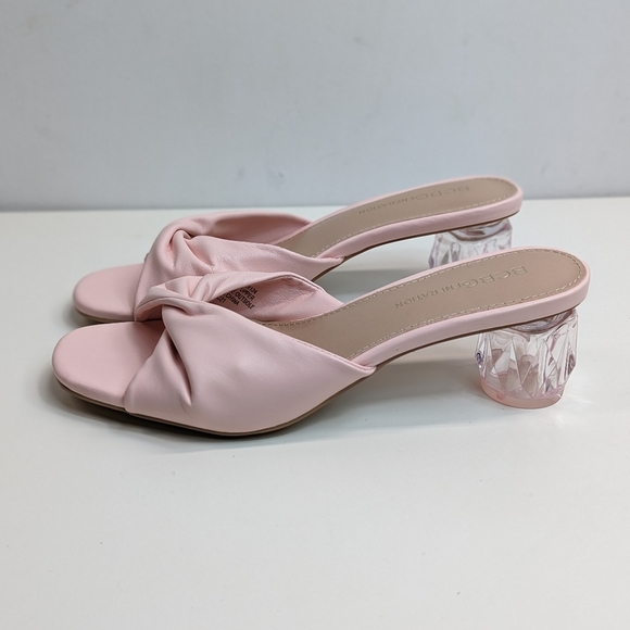 BCBG Shoes - New BCBGeneration Womens Mebba Faux Leather Slip On Slide Sandals Size 5.5